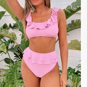 Show me your mumu Island Double Ruffle Bottom